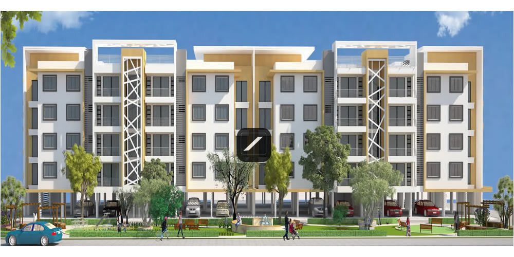 DG_Oasis_Apartments_Frontview (1) 2 Bedroom Apartment for sale in South C